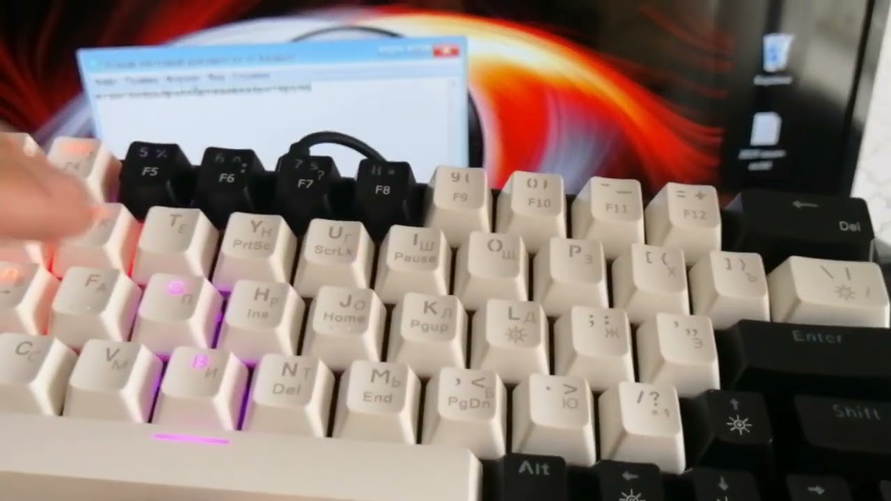 AliExpress Проводная игровая механическая клавиатура AFFHASAT для геймеров Russsi клавиатура