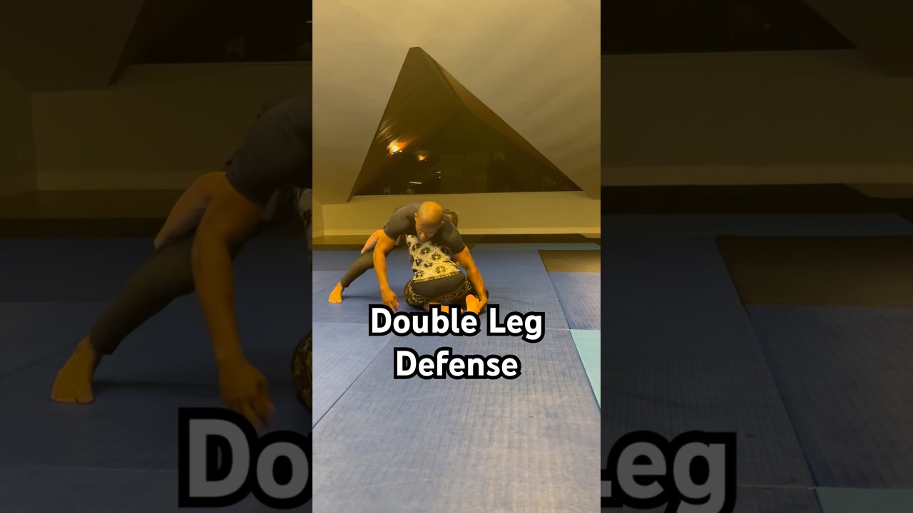 Double Leg Defense 🏆 #wrestling #bjj