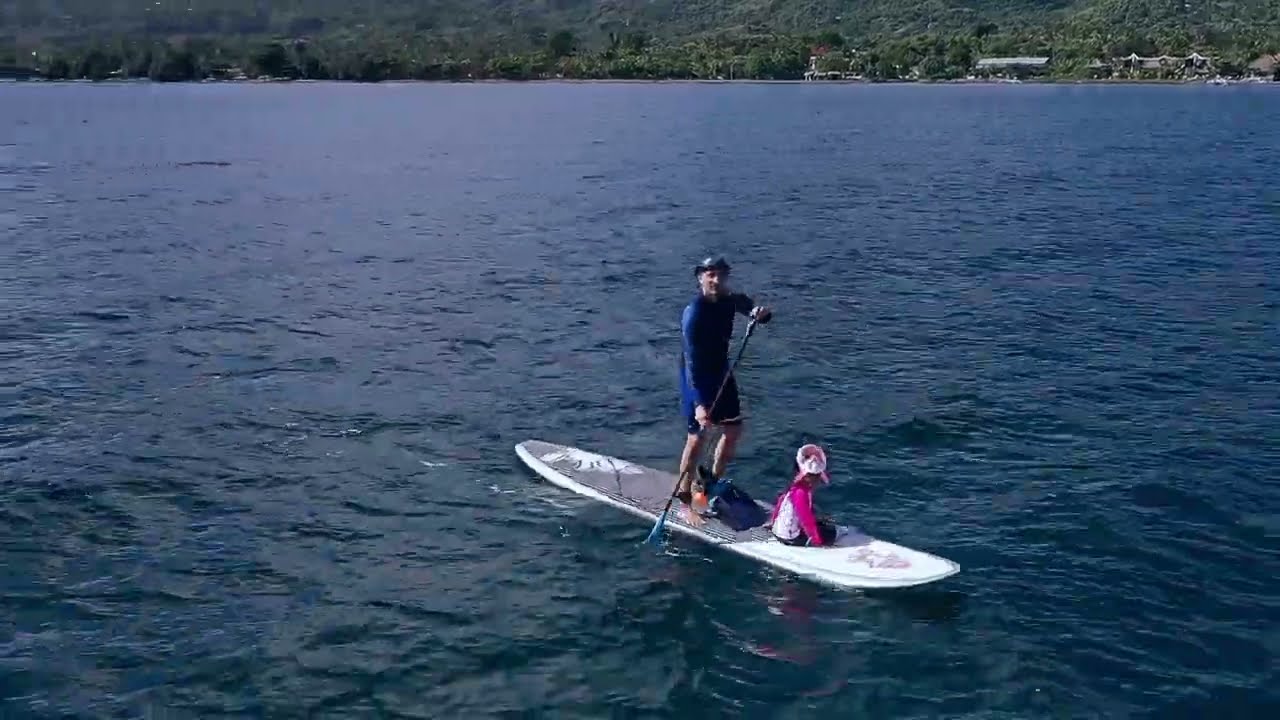 How to SUP with a Boost Fin? (Lovina Beach, Bali)
