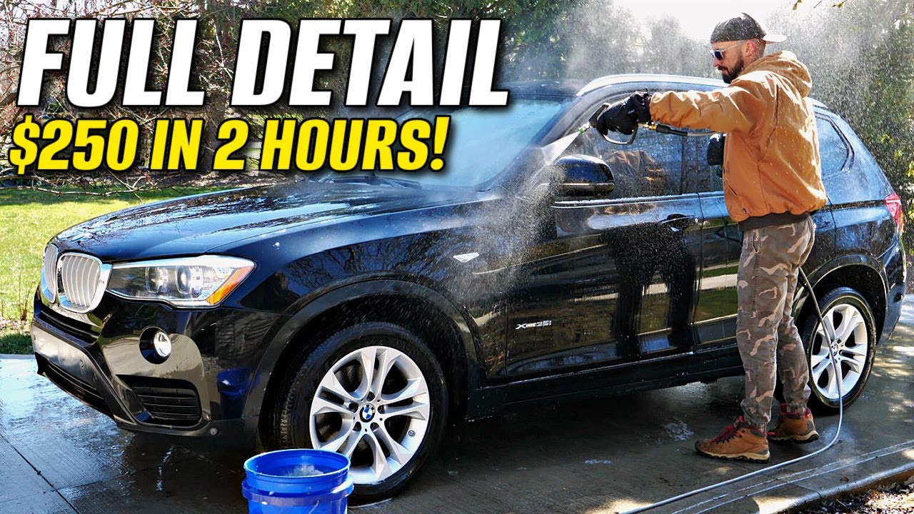 How I Make $125 Per Hour Detailing Cars! BMW X3 Full Detail
