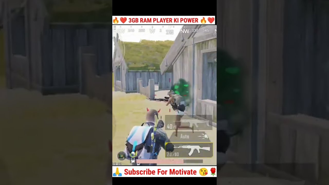 POWER OF 3GB RAM PLAYER 💫😎🔥🙂 3GB Ram वाले ऐसा ही खेलते | low device gameplay &hearts; #Shots #pubg #BGMI