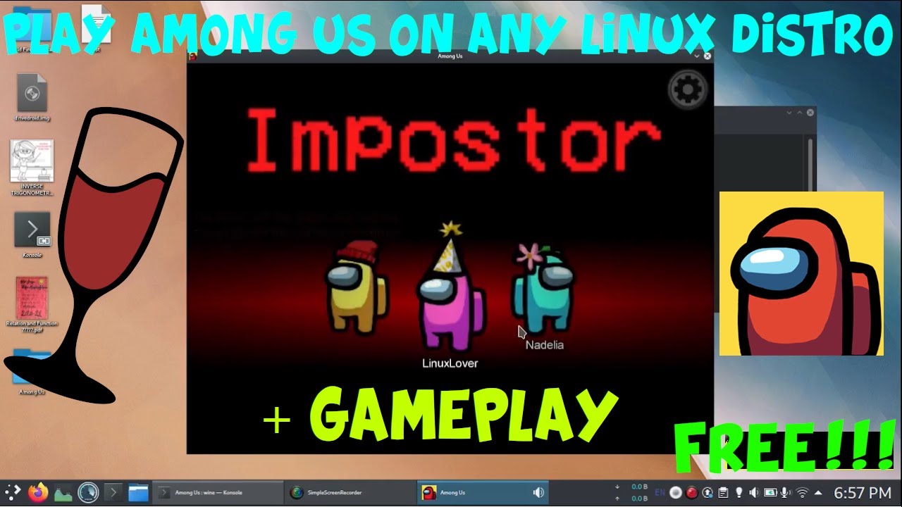 How to play Among Us On Any Linux Distro + Gameplay