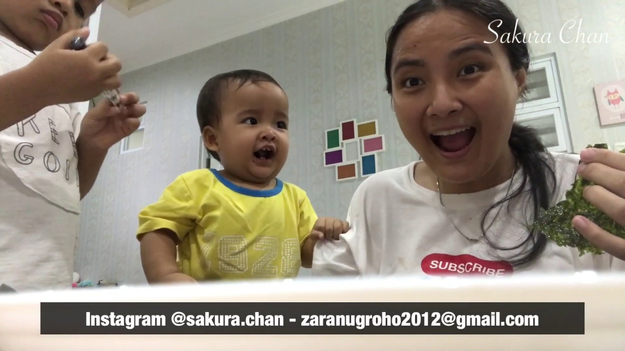 Mana Jempolnya Sakuraaaaa 😍 Bayi Lucu makan Spaghetti