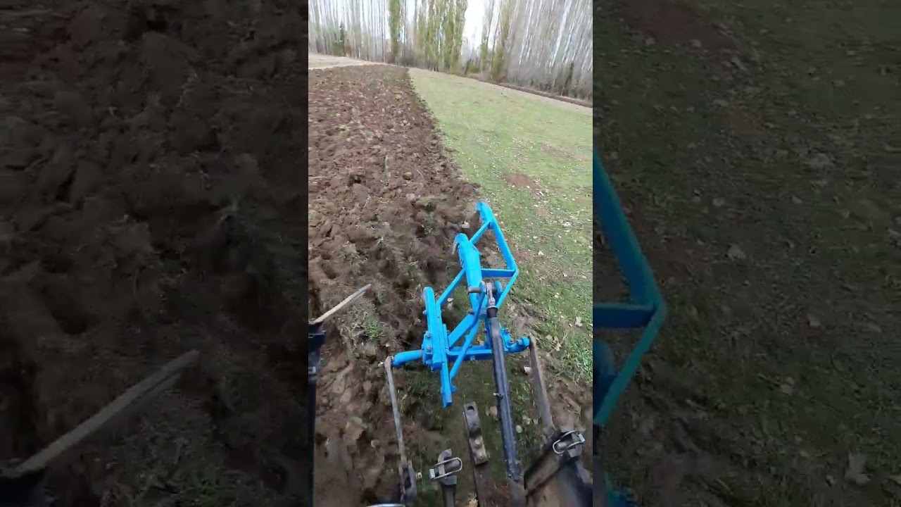 New holland td65d Alpler 14 numara pulluk ile yonca yeri sürümü