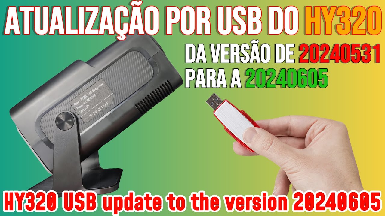 Atualização por USB do HY320 para a versão 20240531#hy320