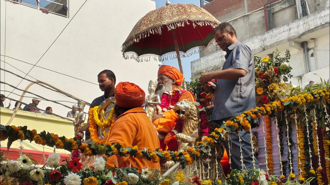 2025 श्री पंचायती अखाड़ा निर्मल की राजस्वी महाकुंभ छावनी प्रवेश शोभायात्रा/अखाड़ा पेशवाई/