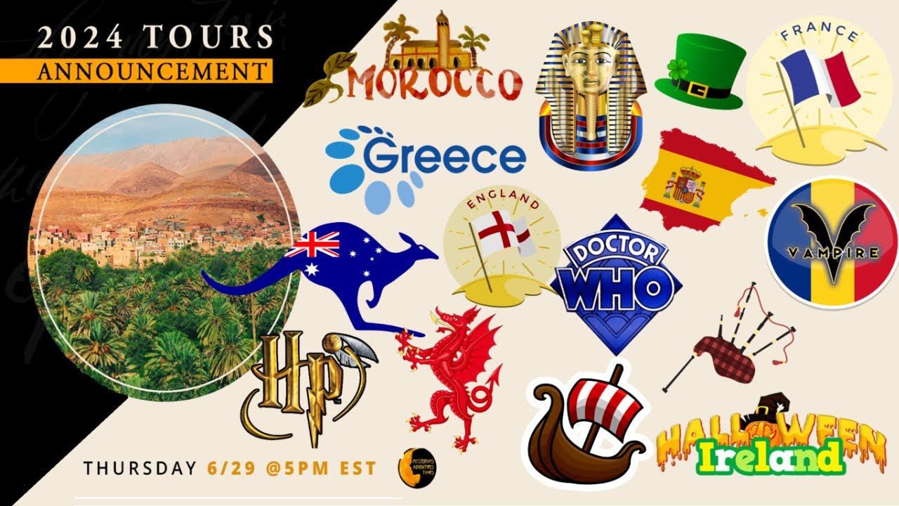Mysterious Adventures 2024 Tours Reveal!