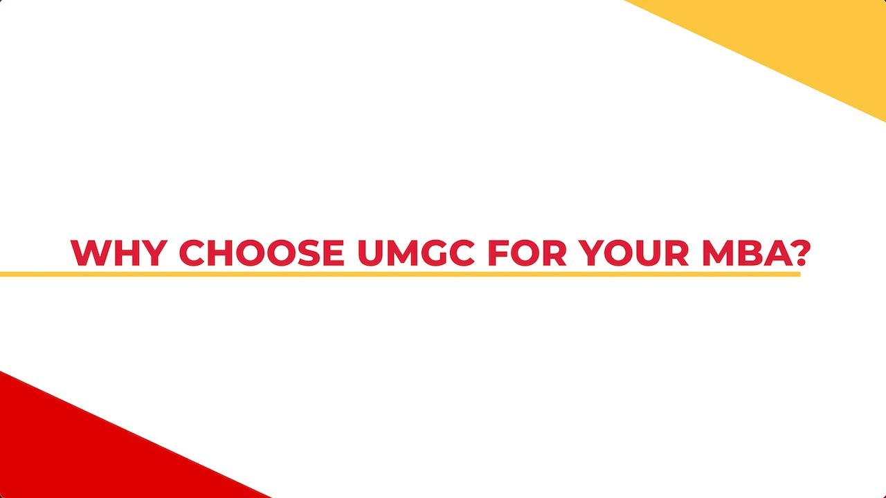 Why Choose UMGC For Your MBA?