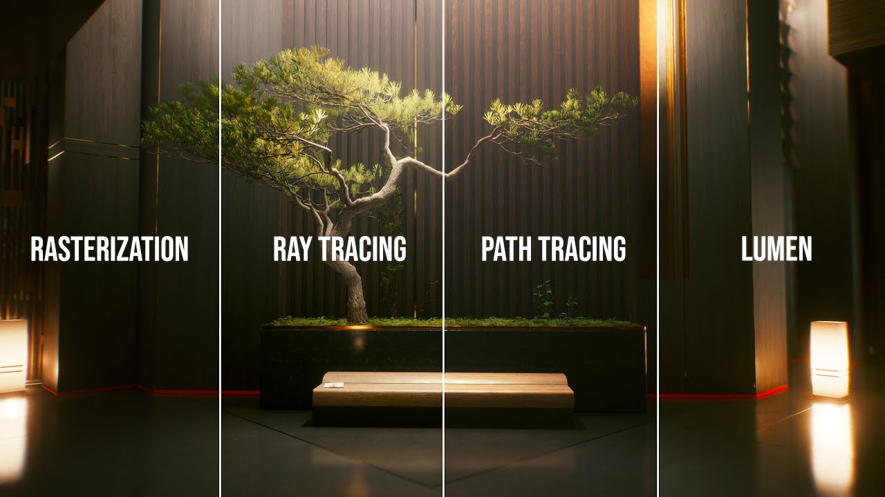 Rasterization, Ray Tracing, Path Tracing & Lumen &ndash; Explained for Beginners