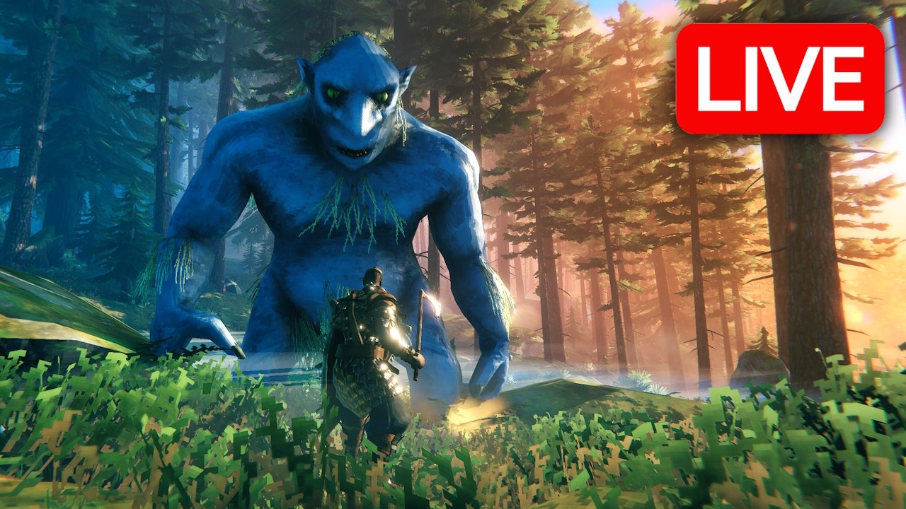 Playing VALHEIM Full Release for the FIRST TIME - LIVE 🔴
