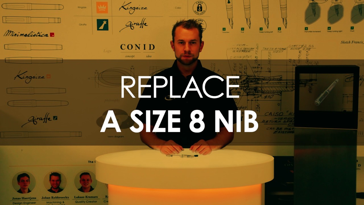 How to replace a size 8 nib