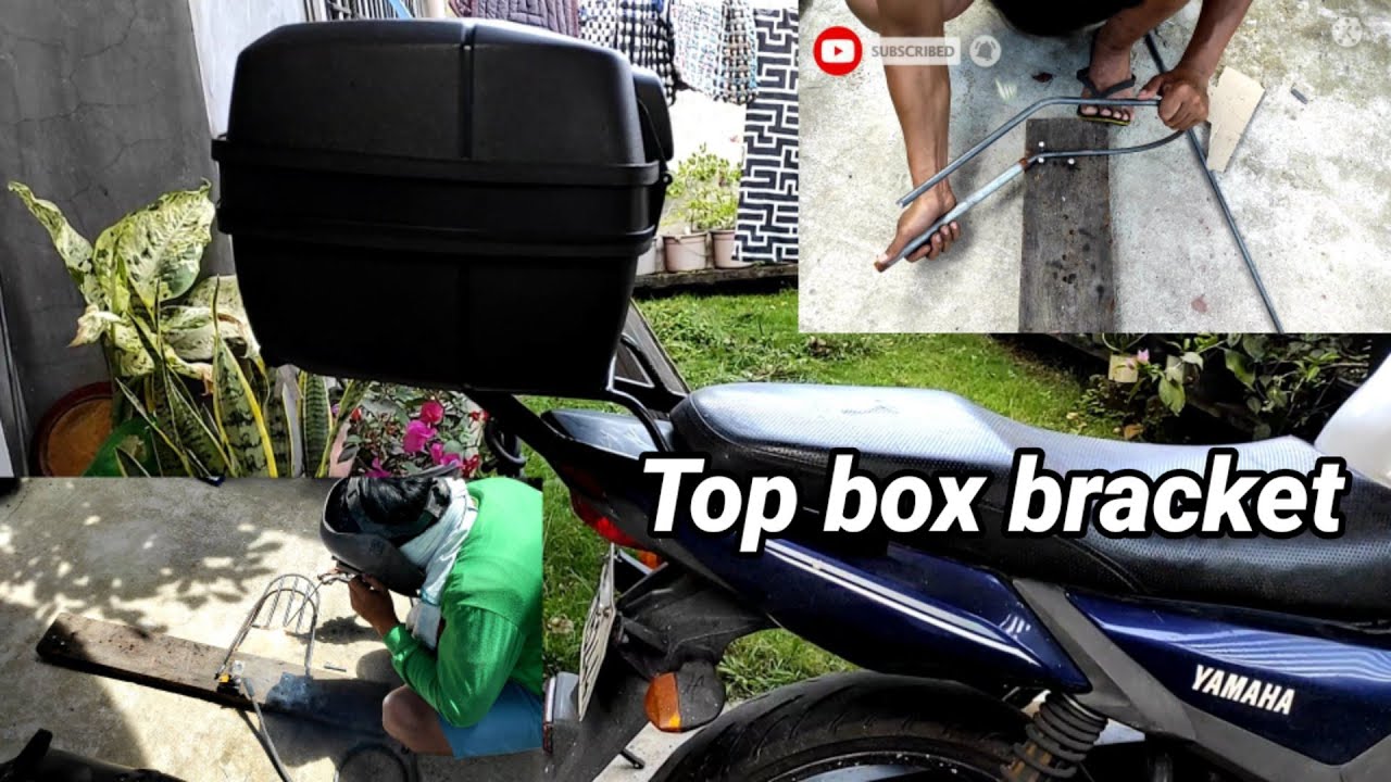 👉 (diy) top box bracket for motorcycle