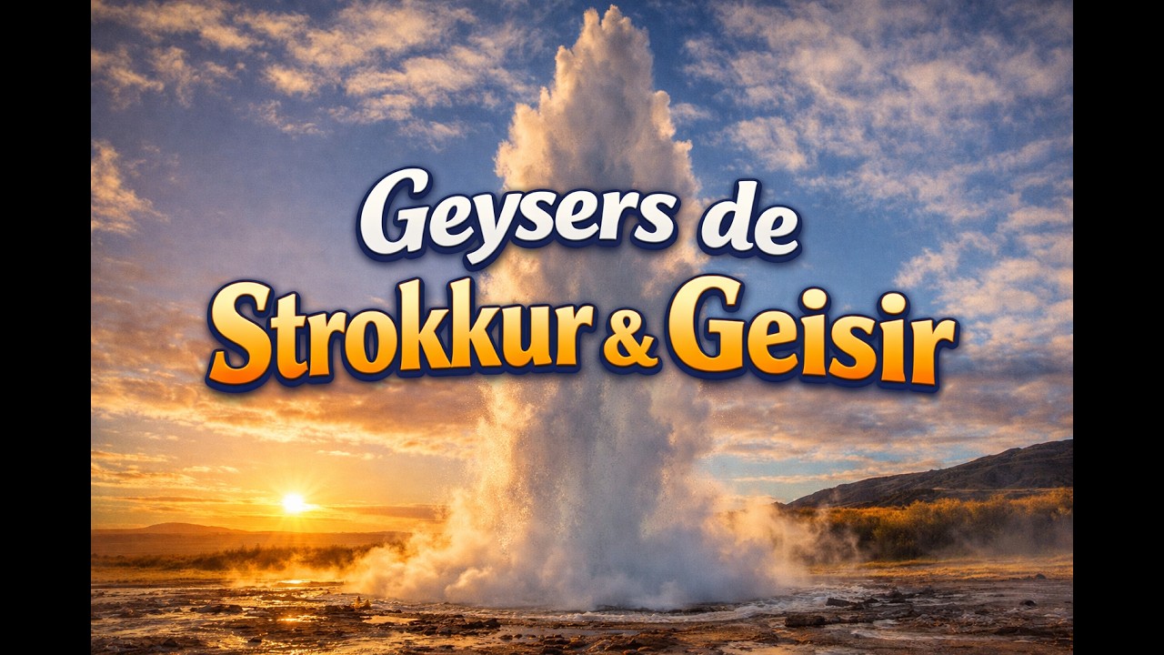 Les geysers de Strokkur & Geisir, dans le cercle d'or islandais, Jour 10 partie 2 (Islande 2018)