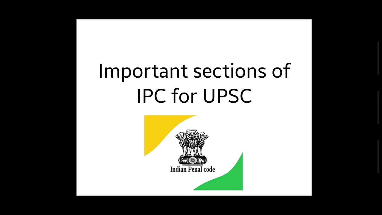 #upsc_prelims #IPC_SECTIONS              