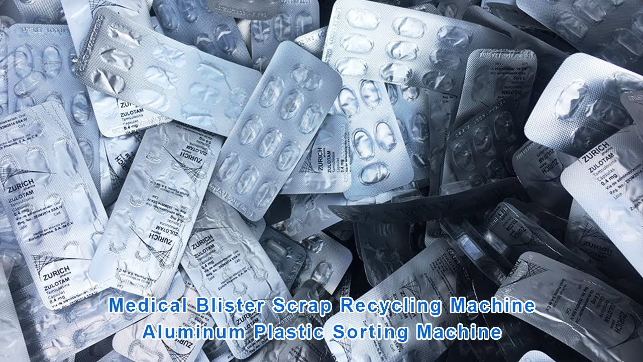 Medical Blister Scrap Recycling Machine - Separate Aluminum and Plastic