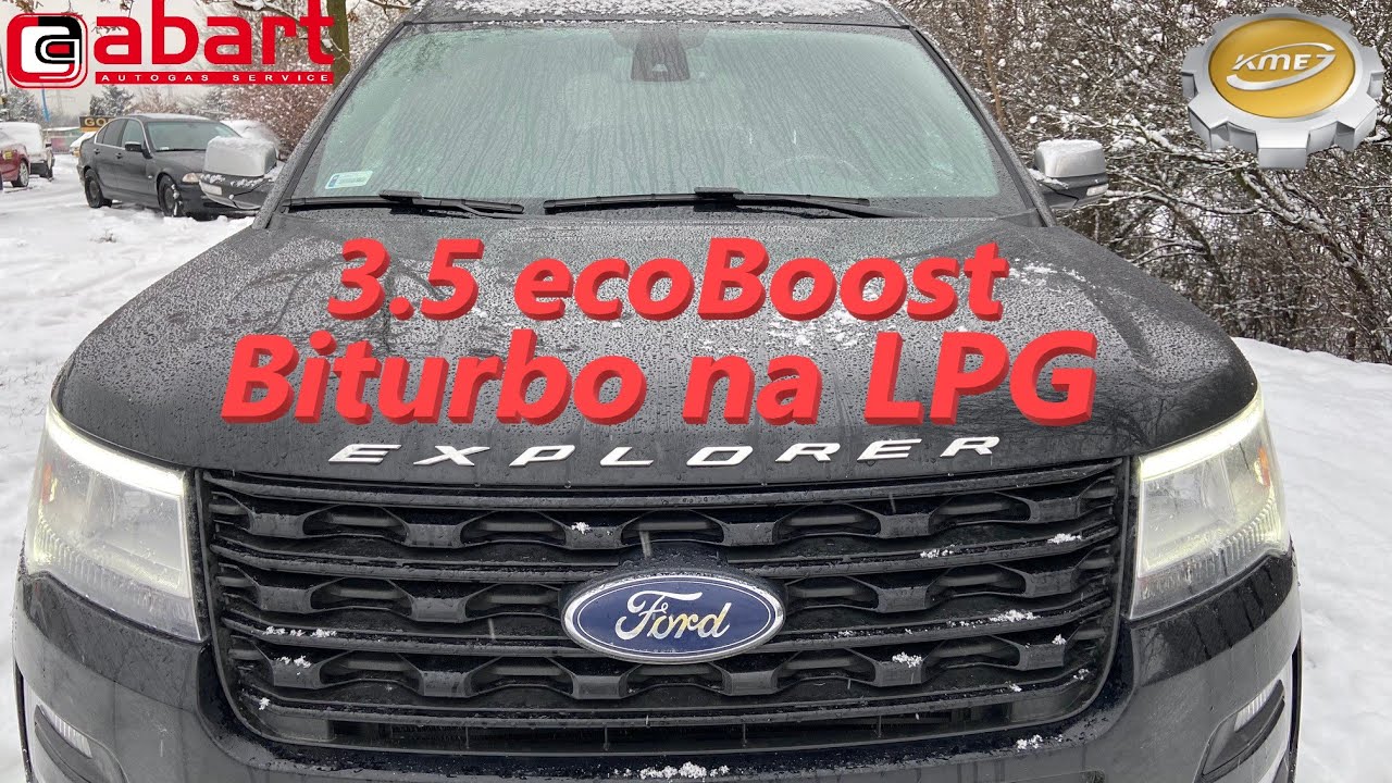 Najmocniejszy Ford Explorer 3.5 ecoBoost zasilany LPG po montażu instalacji gazowej w Abart Wrocław