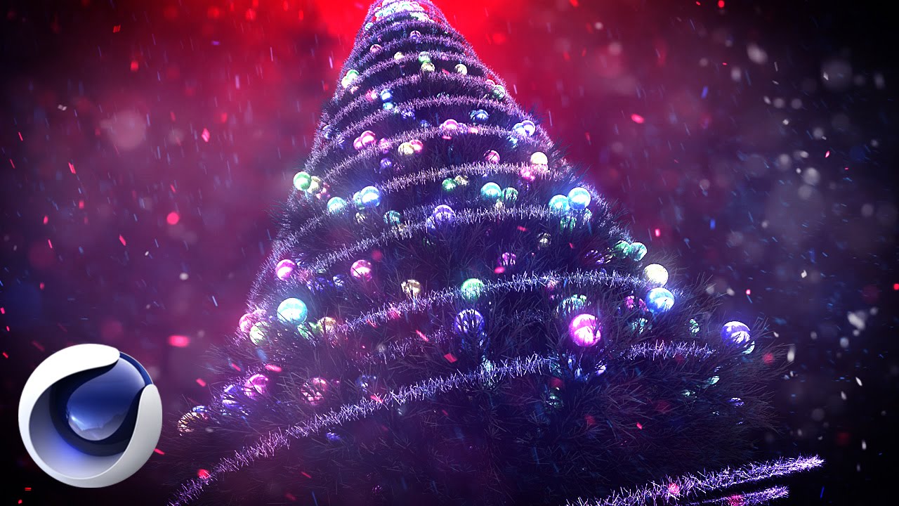 Новогодняя композиция 2016 в Cinema 4D
