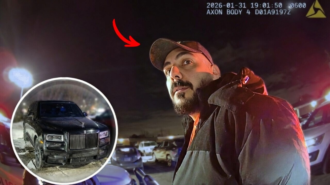 Police Surprise $350,000 Rolls Royce Thief at Pizza Shop