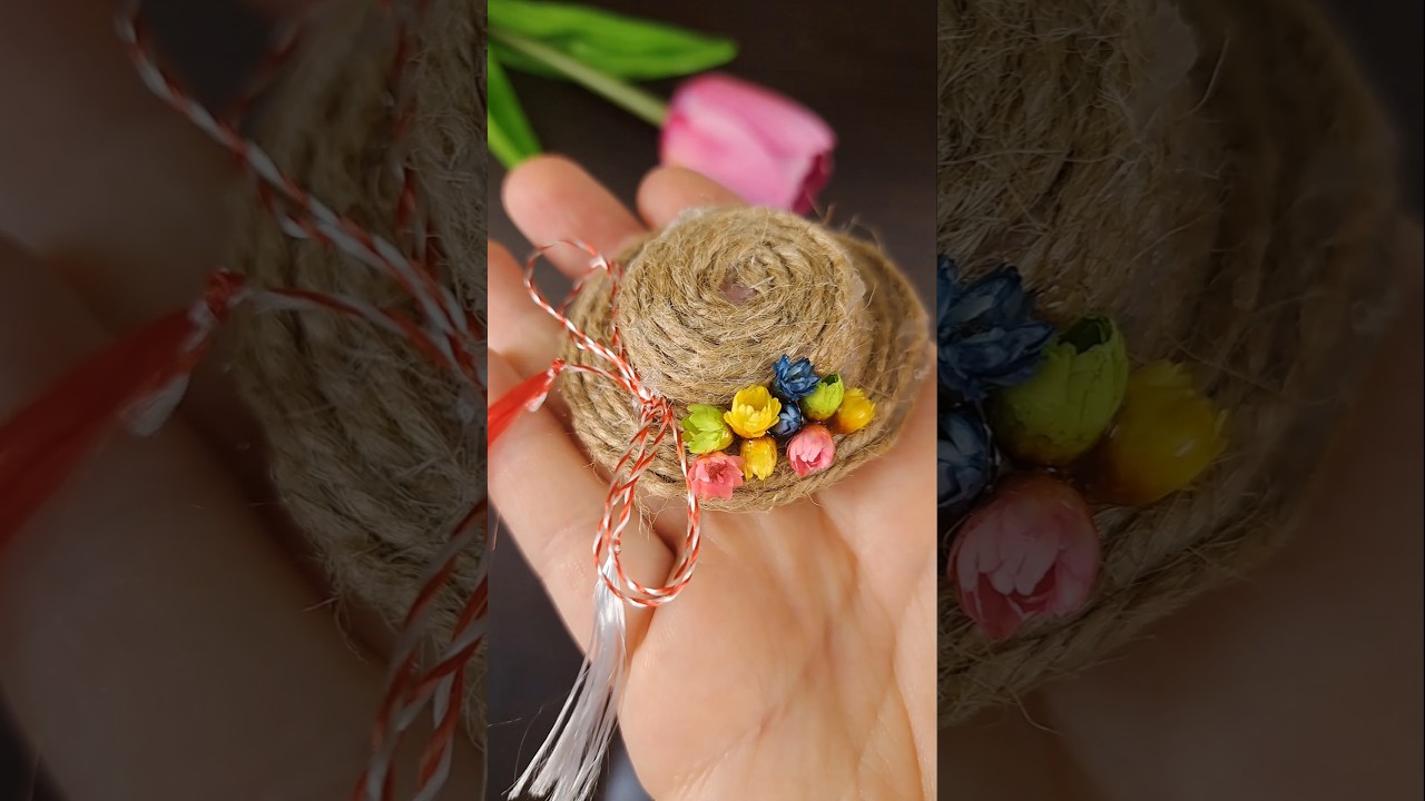 Cum sa faci Mărțișor - 1 Martie #spring #trinkets #martisor #easycraft #lucrumanual