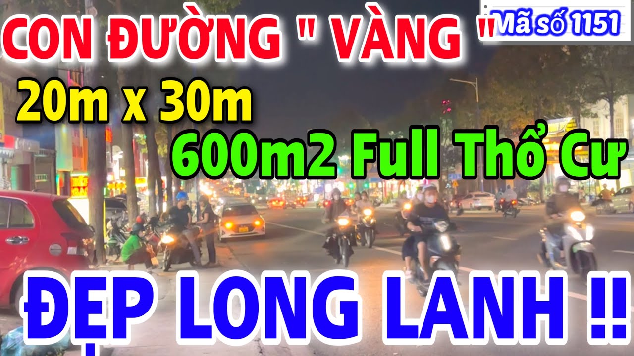 HÀNG CỰC PHẨM !! ĐẸP LONG LANH VỚI DT 600M2, CÓ 20m Mặt Tiền TRÊN TRỤC ĐƯỜNG VÀNG CỦA KDC.