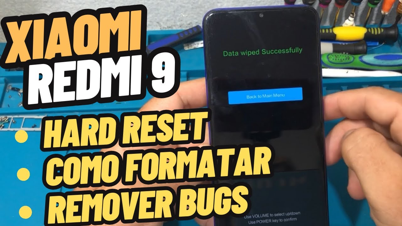 Hard reset do xiaomi Redmi 9 | Como formatar o Redmi 9 pelos botões