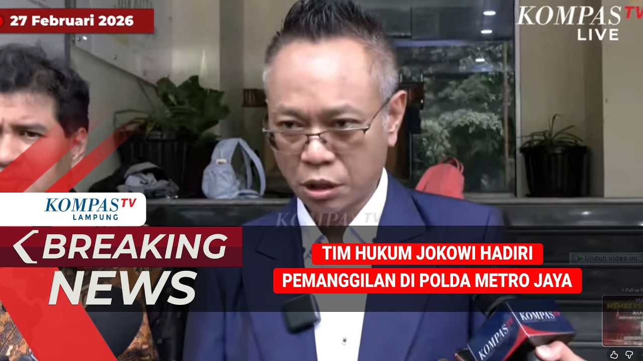 BREAKING NEWS - Tim Hukum Jokowi Hadiri Pemanggilan di Polda Metro Jaya