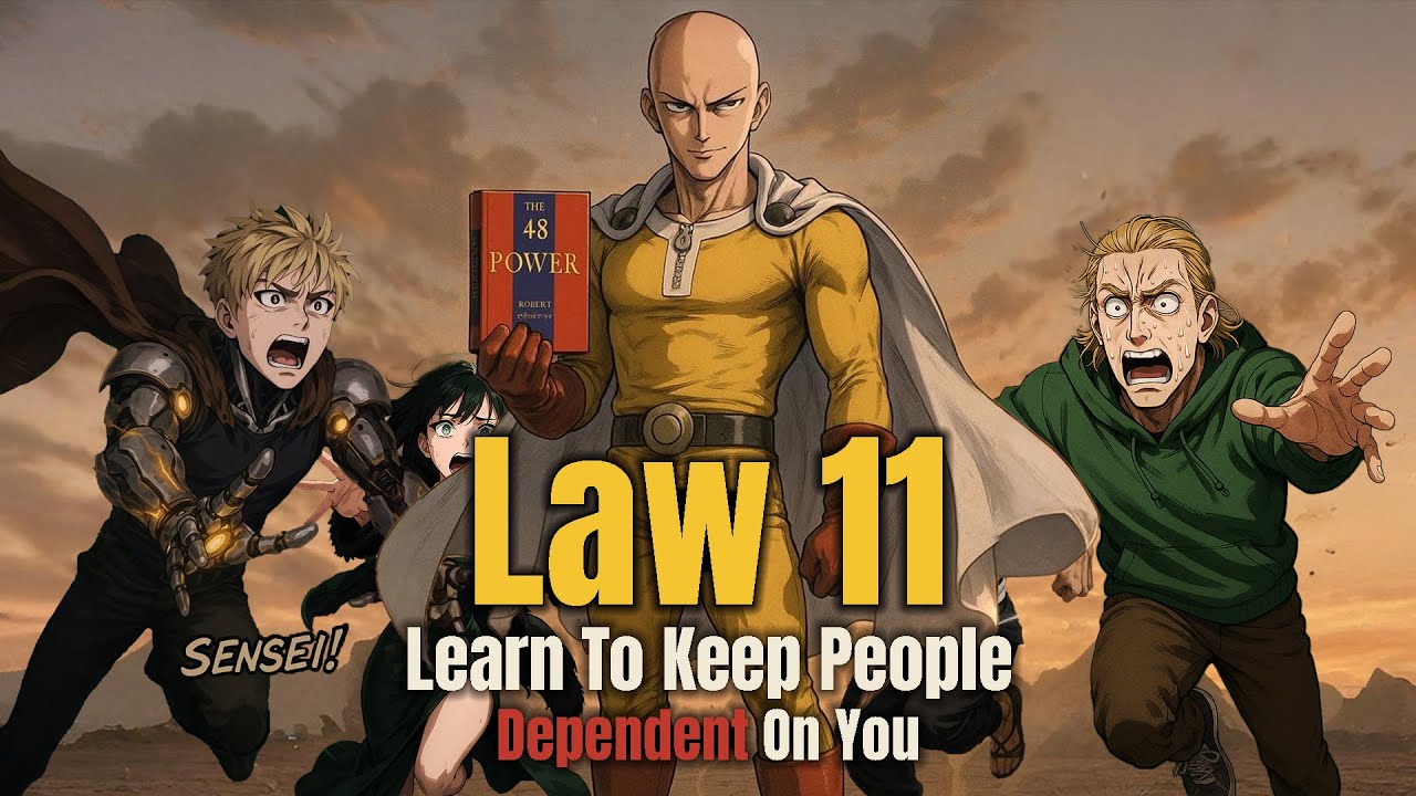 LAW 11: Saitama Didn’t Need Anyone… But Everyone Needed Him | 48 Laws of Power Anime