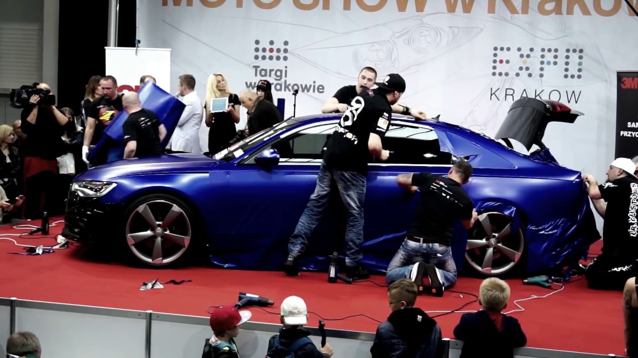 Car Wrapping ŚWIATOWY REKORD GUINESSA w całościowym oklejaniu auta (zmiana koloru) 2015