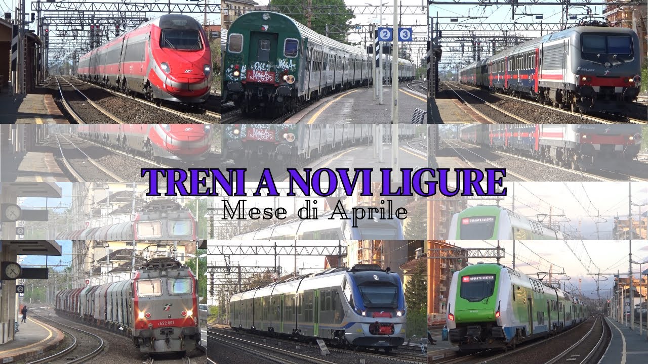 TRENI A NOVI LIGURE - MESE DI APRILE