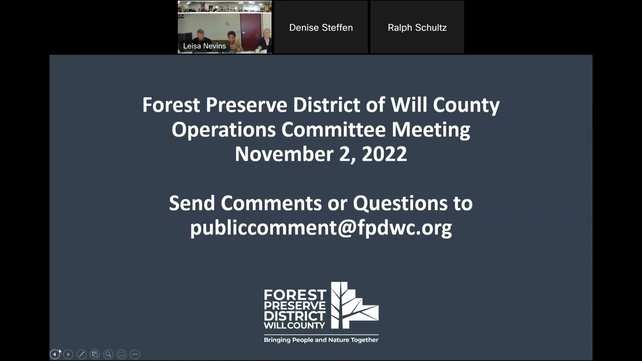 Board of Commissioners Operations, Finance, and Retiree Health Meetings, Nov. 2, 2022