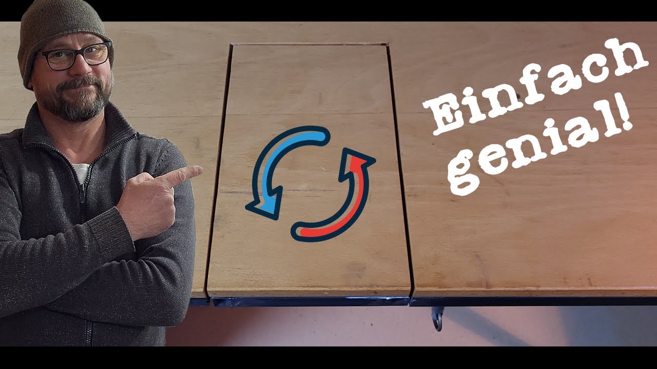 Werkbank - geniales Upgrade. Diese smarte Lösung spart sehr viel Platz!  😊| Stefan Ratajski