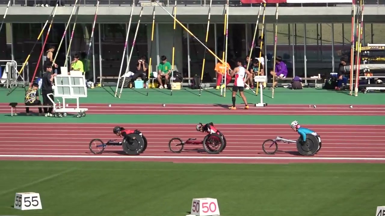 20260320154706宮崎県記録会車椅子女子800ｍ   田中詩乃(T54) 東海大星翔高  熊　本 2:26.68