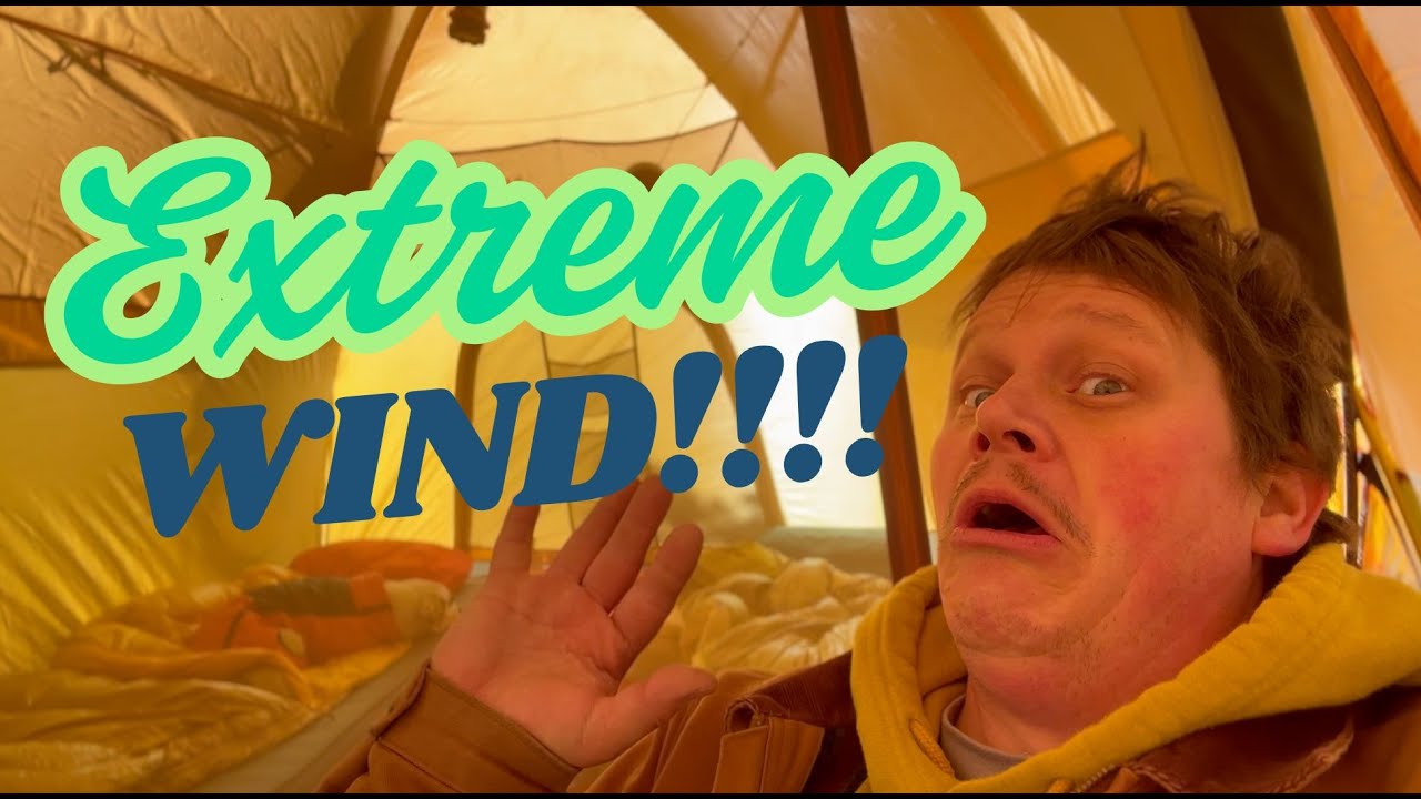 JOSHUA TREE CAMPING -- INSANE WINDS!!! - Black Rock Canyon