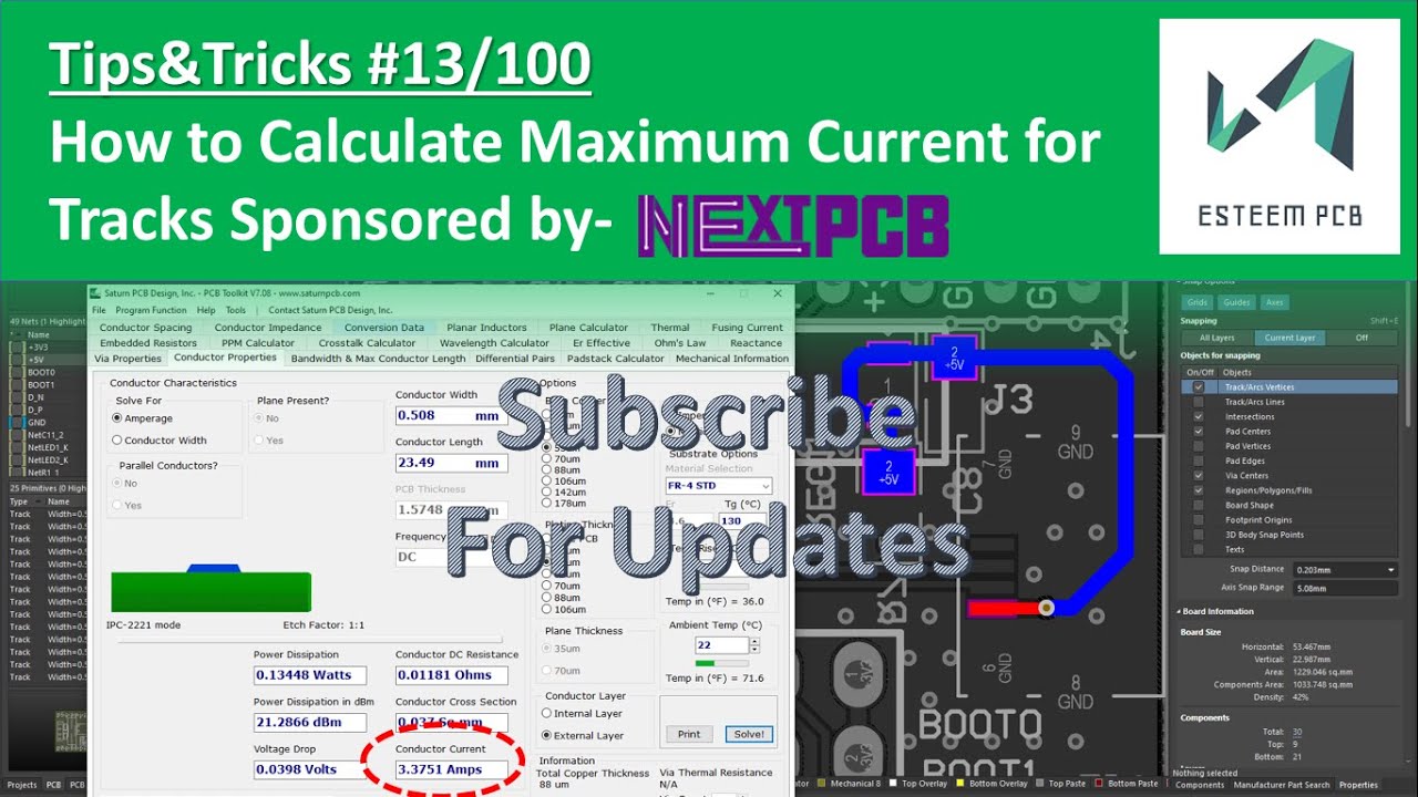 Altium Designer Tips #13: How to Calculate Maximum PCB Trace Width and Current