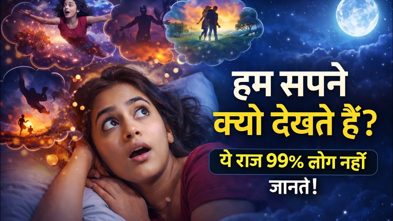 इंसान सपने क्यों देखता है? 😴 | Dreams Mystery Explained in Hindi | Amazing Psychology Facts