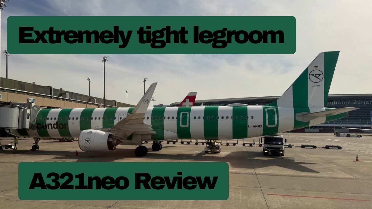 I Tried Condor's New A321neo, And It's Bad News For Your Knees