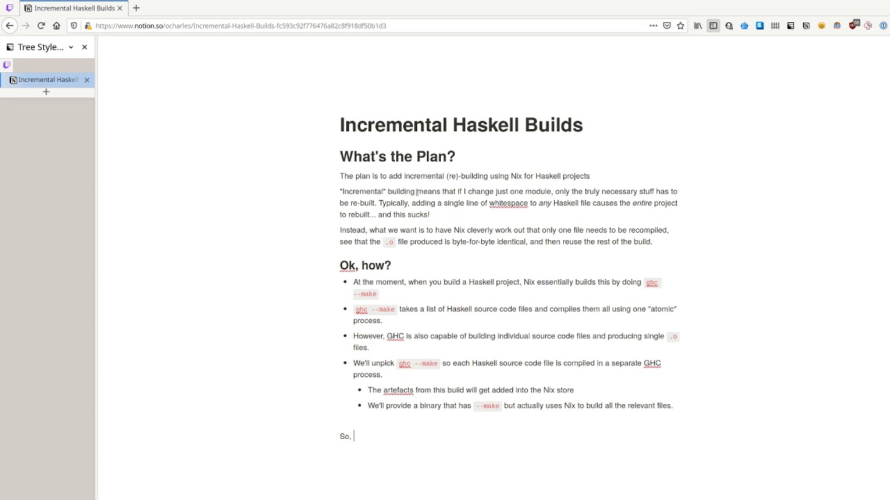Incremental GHC builds with Recursive Nix