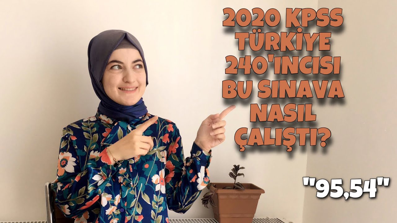 2020 KPSS TÜRKİYE 240'ıncısı, İnşaat Mühendisliği branş 22’ncisi bu sınava nasıl çalıştı?