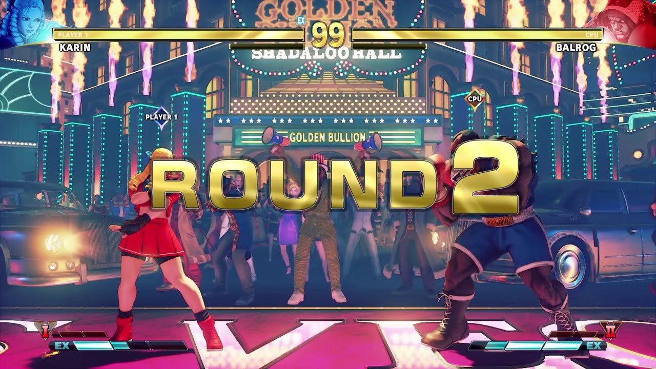 STREET FIGHTER V Karin vs Balrog