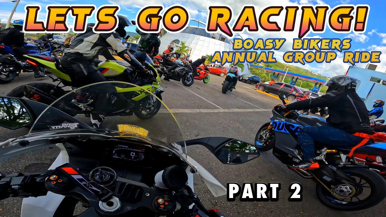 Superfast Rider from New York comes to Jamaica to test BOASY BIKERS! - Annual Group Ride Part 2 !