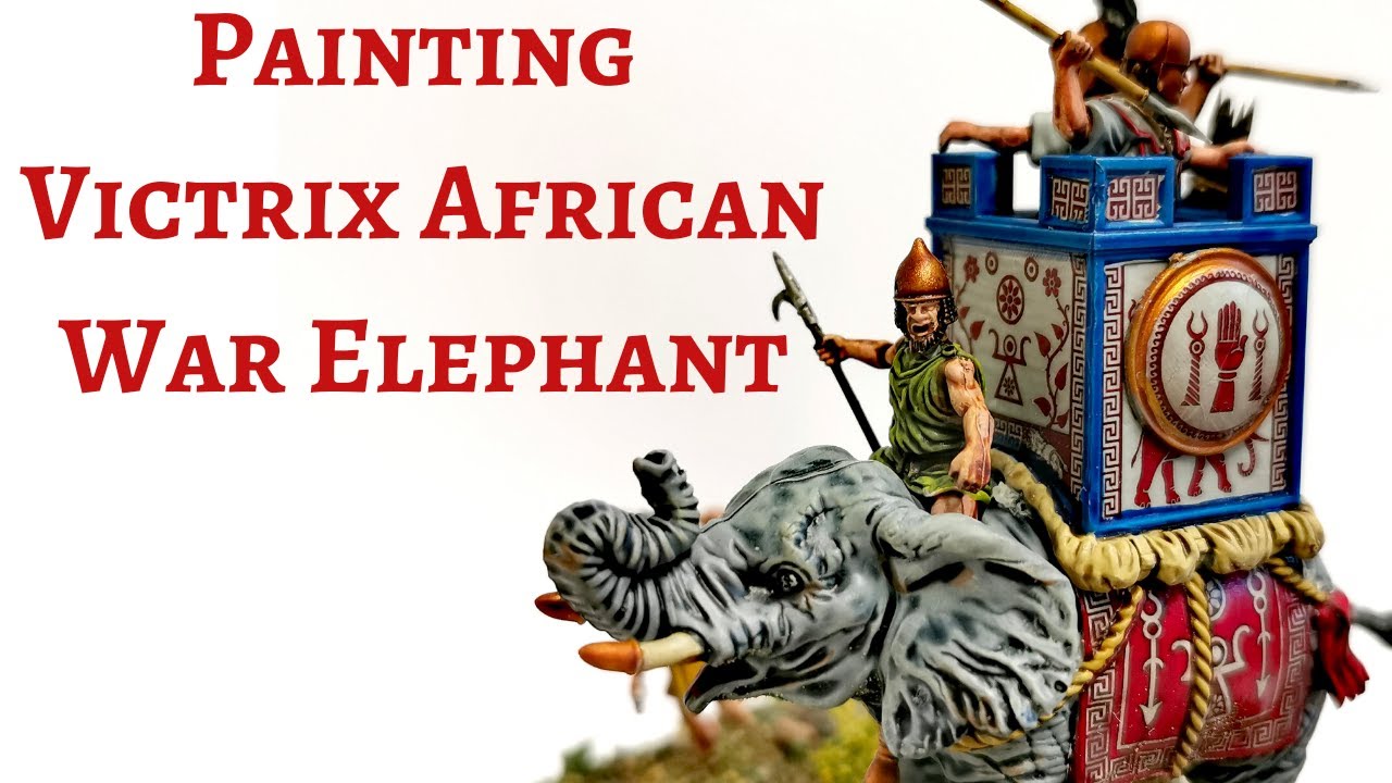 Painting - Victrix African War Elephant