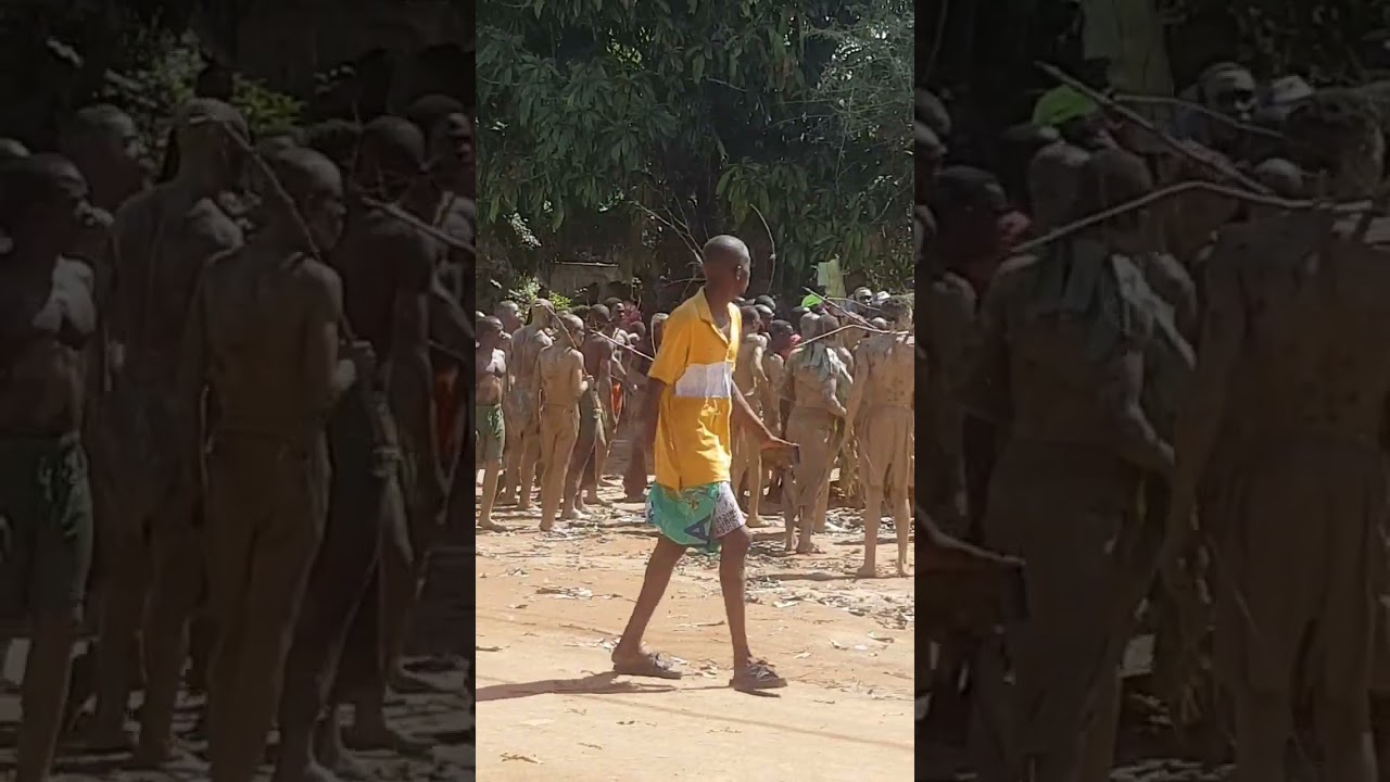 Sud du Gabon 🇬🇦Koulamoutou rythme traditionnel (initiation au quartier konadembé de  Koulamoutou)