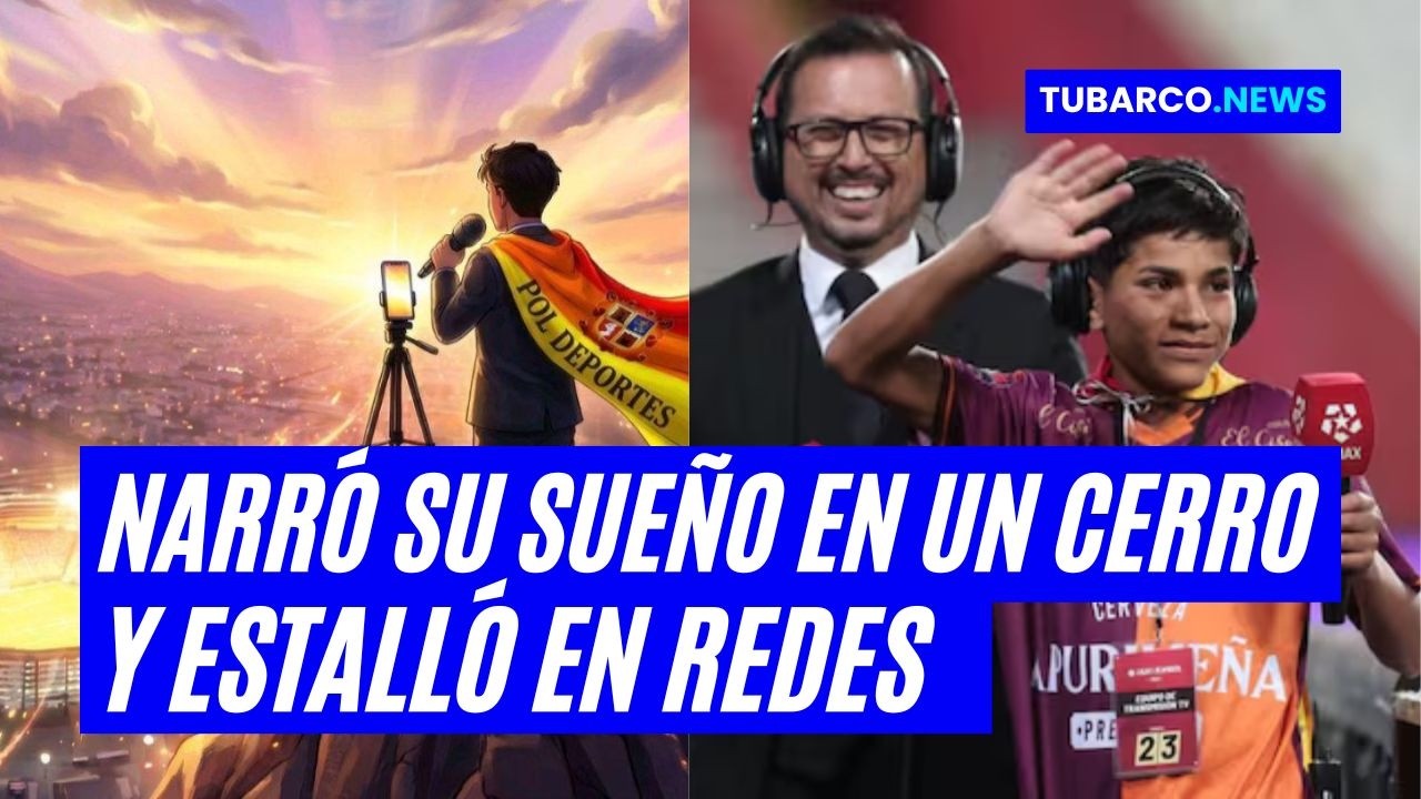 No lo dejaron entrar al estadio: narró la final desde un cerro y se volvió viral – Pol Deportes