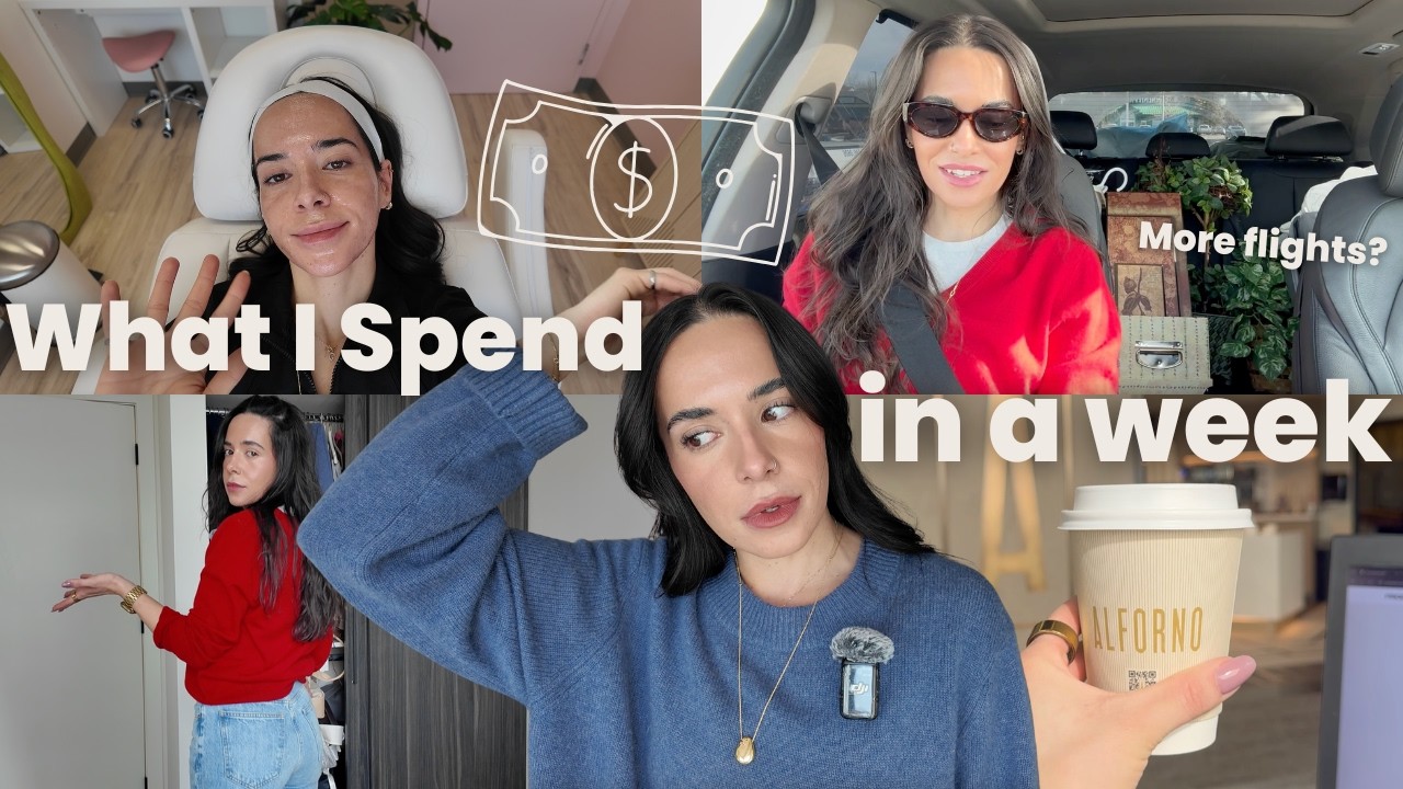 WHAT I SPEND IN A WEEK 💸 engagement ring shopping? microneedling, quince try on, chatty vlog