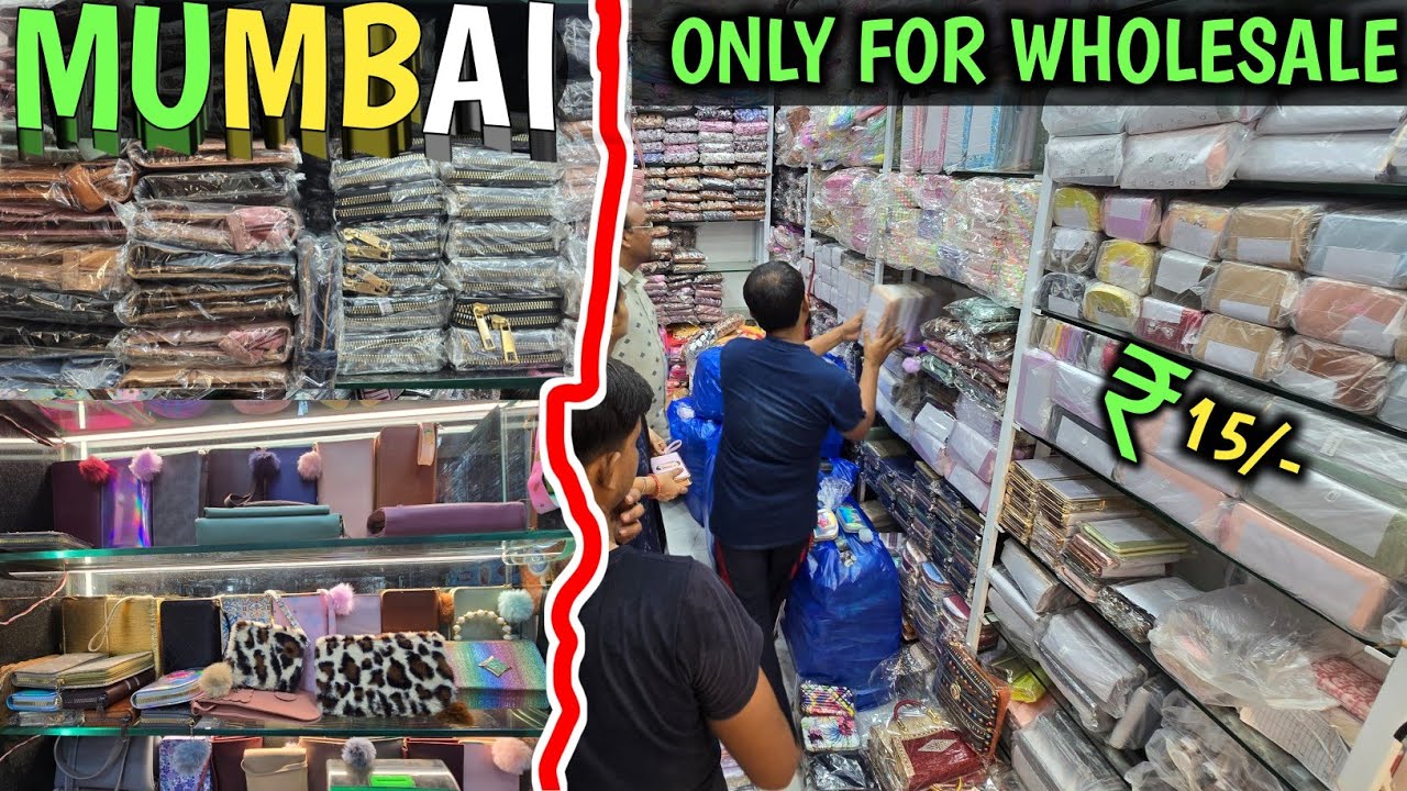 Магазин сумок Crawford Market Mumbai, оптовый рынок сумок Mumbai, женские сумки