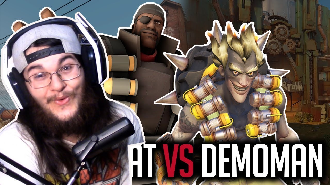 Реакция фаната TF2 на рэп-баттл JUNKRAT VS DEMOMAN от JT Music (Overwatch vs TF2)!