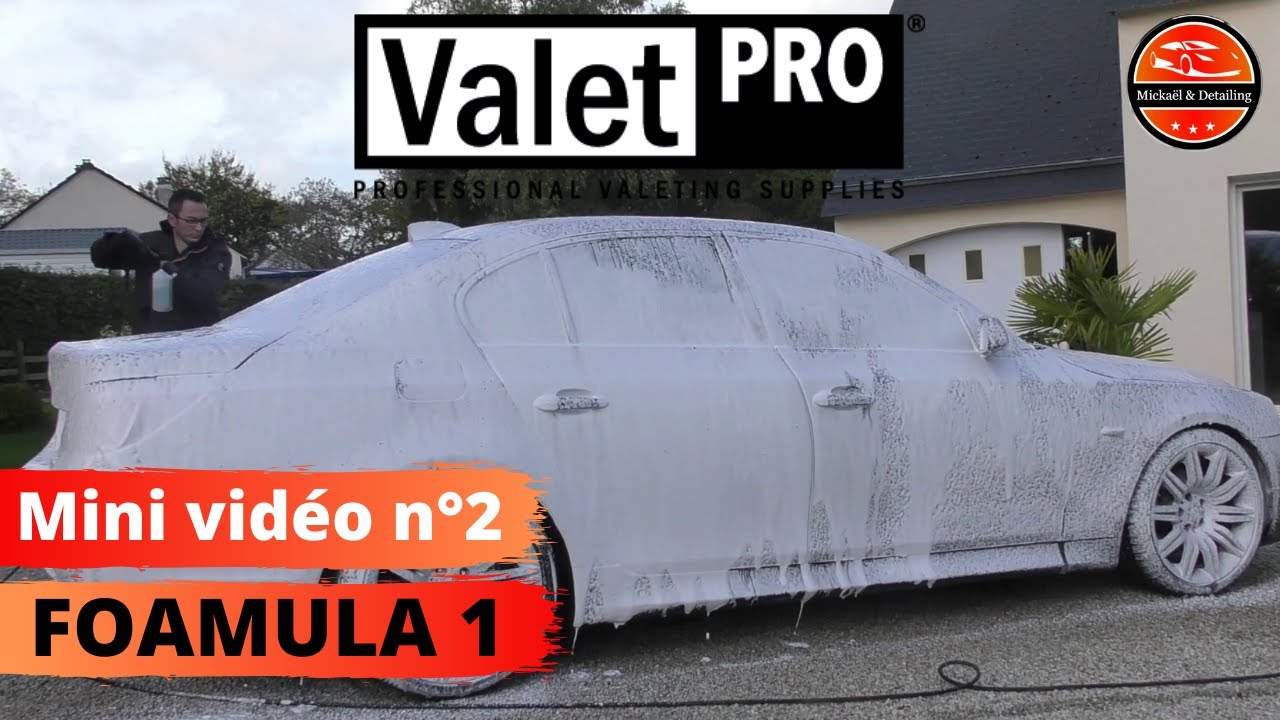 Mini vidéo n°2 FOAMULA 1 Valet pro !