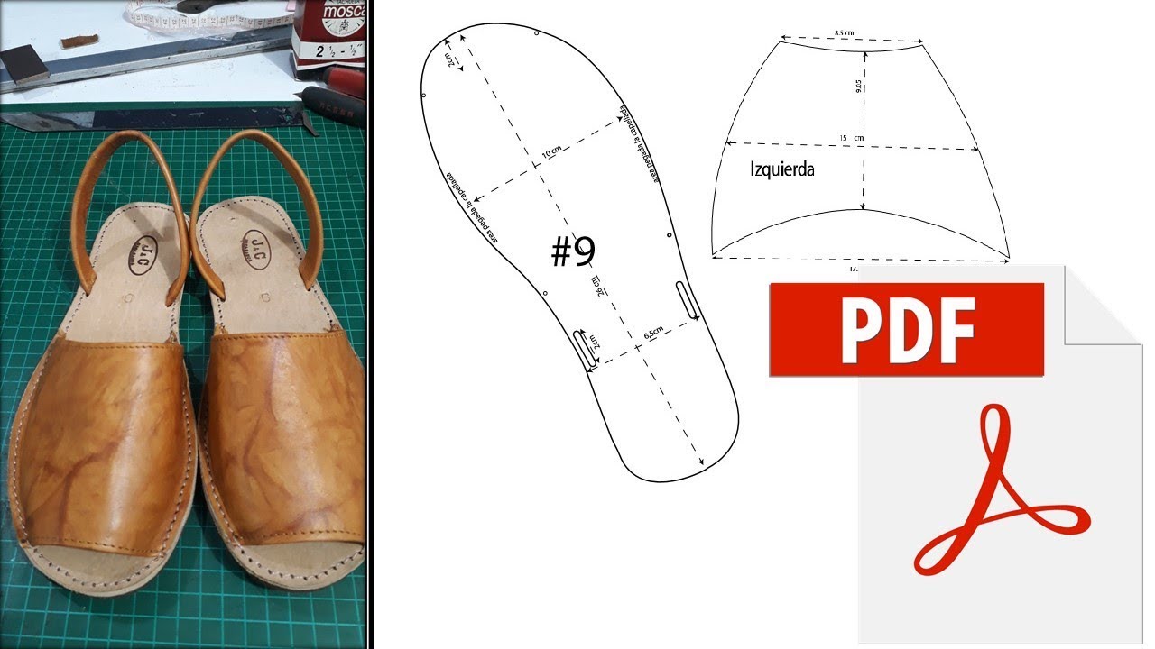 ¿Como hacer el molde de sandalias que mas vendemos?+¡moldes pdf gratis.!
