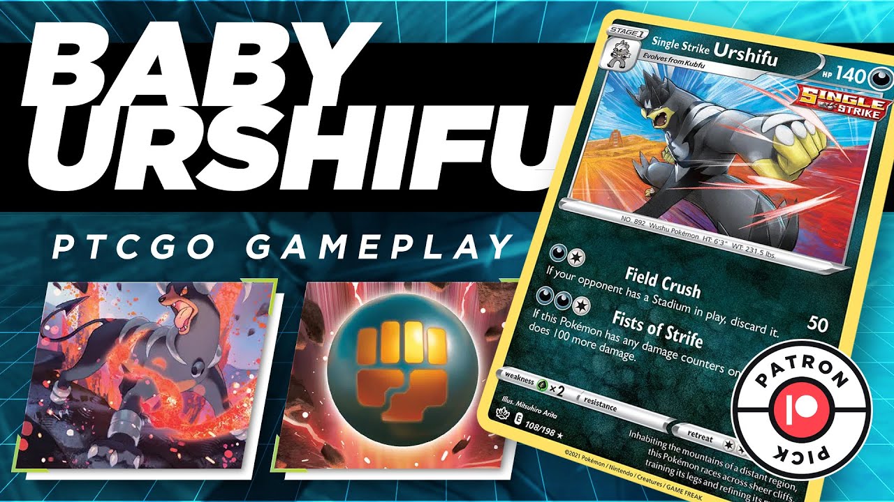 Is Urshifu the BEST Single Strike Deck from Chilling Reign? - PTCGO