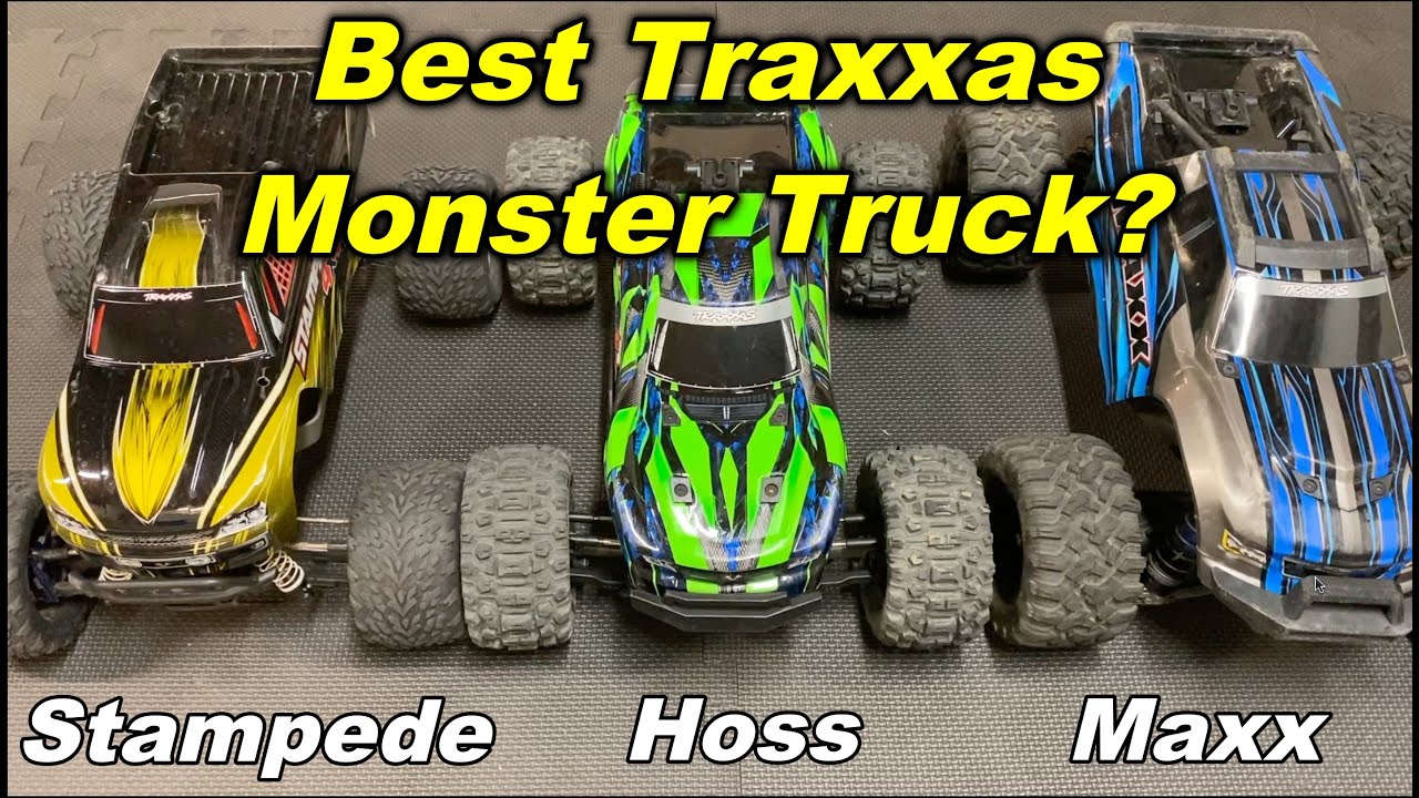 Best Traxxas Monster Truck: Hoss vs. Maxx vs. Stampede comparison review